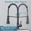 Kitchen Faucet With LED Sprayer-93608733
