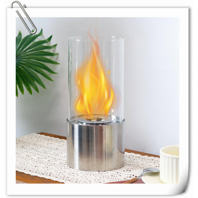 Tabletop Fire Tabletop Fireplace with Flame Guard