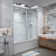 Porte de baignoire à double fermeture en douceur avec verre transparent (10 mm) Opal Mirage MCOCOD l 60 po x H 60 po