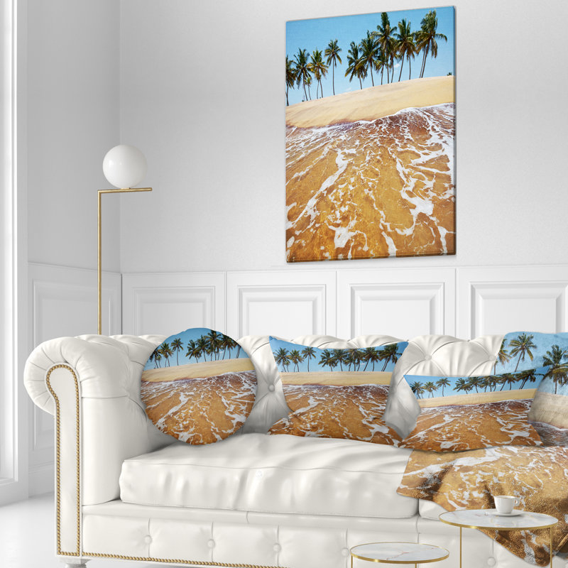 Coussin Tropical Beach, Rectangle, 12 po x 20 po