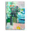 Art mural en verre épique 24 po x 36 po «Window by the Sea» par Kathleen Robbins-117452774