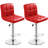 Stuart Swivel Upholstered Adjustable Height Counter Stool with Metal Frame-32757050
