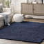 Tapis bleu touffeté à la main Assar-94523267