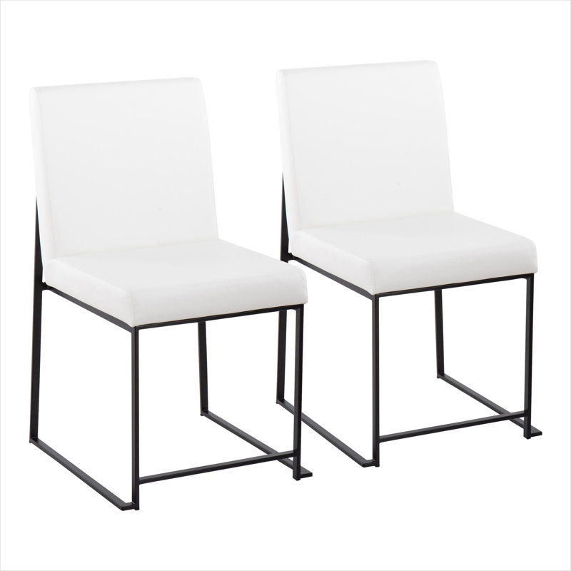 Faux Leather Upholstered Side Chair