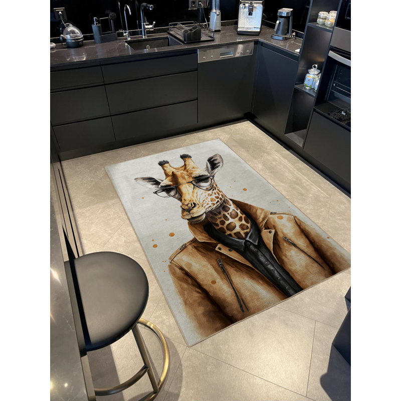 Tapis rectangulaire Kadenn, Rectangle 4 pi 8 po x 6 pi 7 po