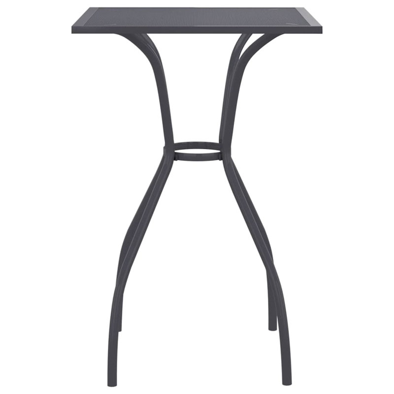 Trevoux Square Metal Outdoor , in. W in. D, 31.5" W x 31.5" L x 28.5" H 