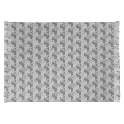 Chenille Geometric Indoor Rug