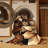 Machine Washable Ottwell Poinsettia Ornate Glam Floral Rug in Black – LightBrown Binding-2089119110