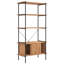 Elisaveta 163cm H x 80cm W Steel Geometric Bookcase-1363392705