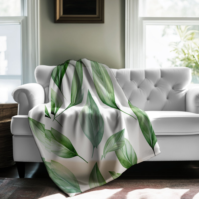 Jeté Verdpa Tropical - 1 pièce Sherpa B Premium, 60 po x 80 po