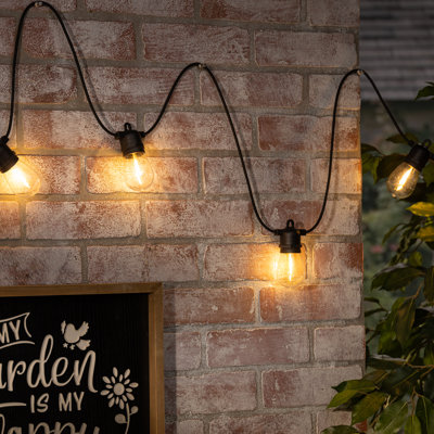 10 - Bulb 4.33'' Plug-in LED String Light