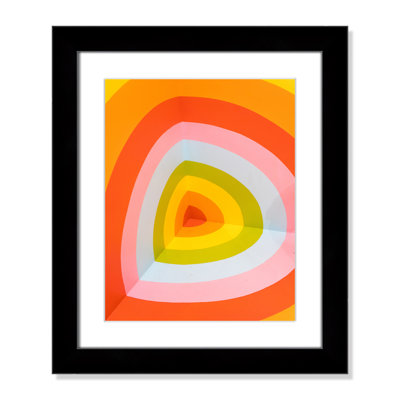 «Sherbert Bullseye Sherbet Bullseye», reproduction d'art encadrée sur papier par Jason Leung