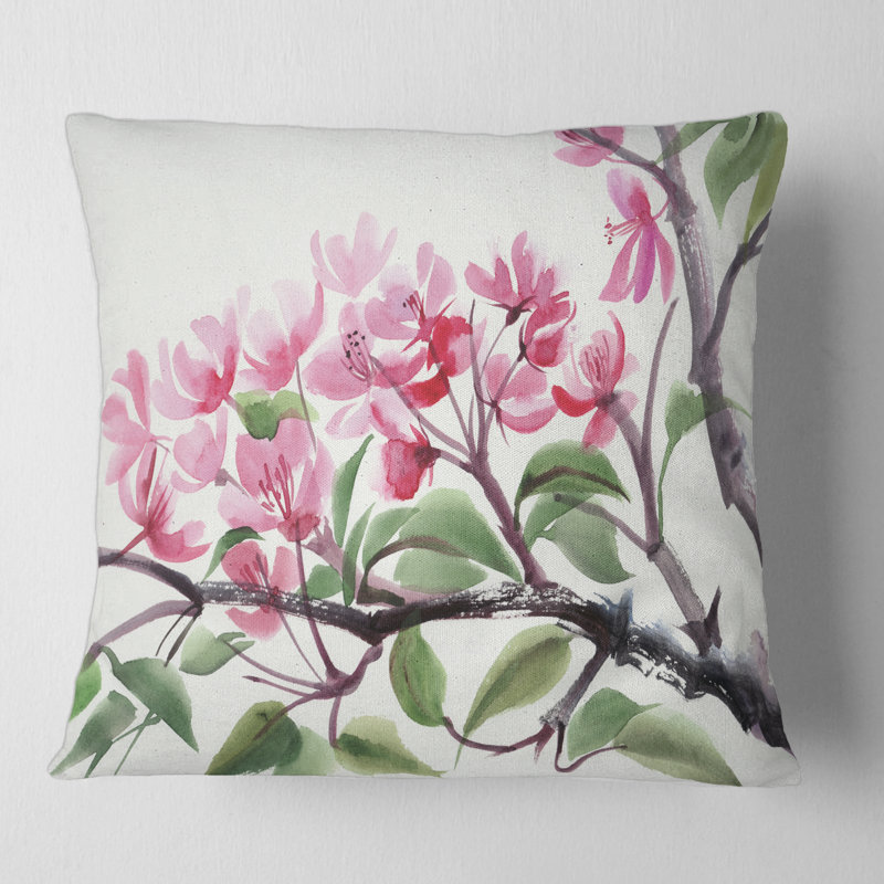 Coussin Rose, 18" x 18"