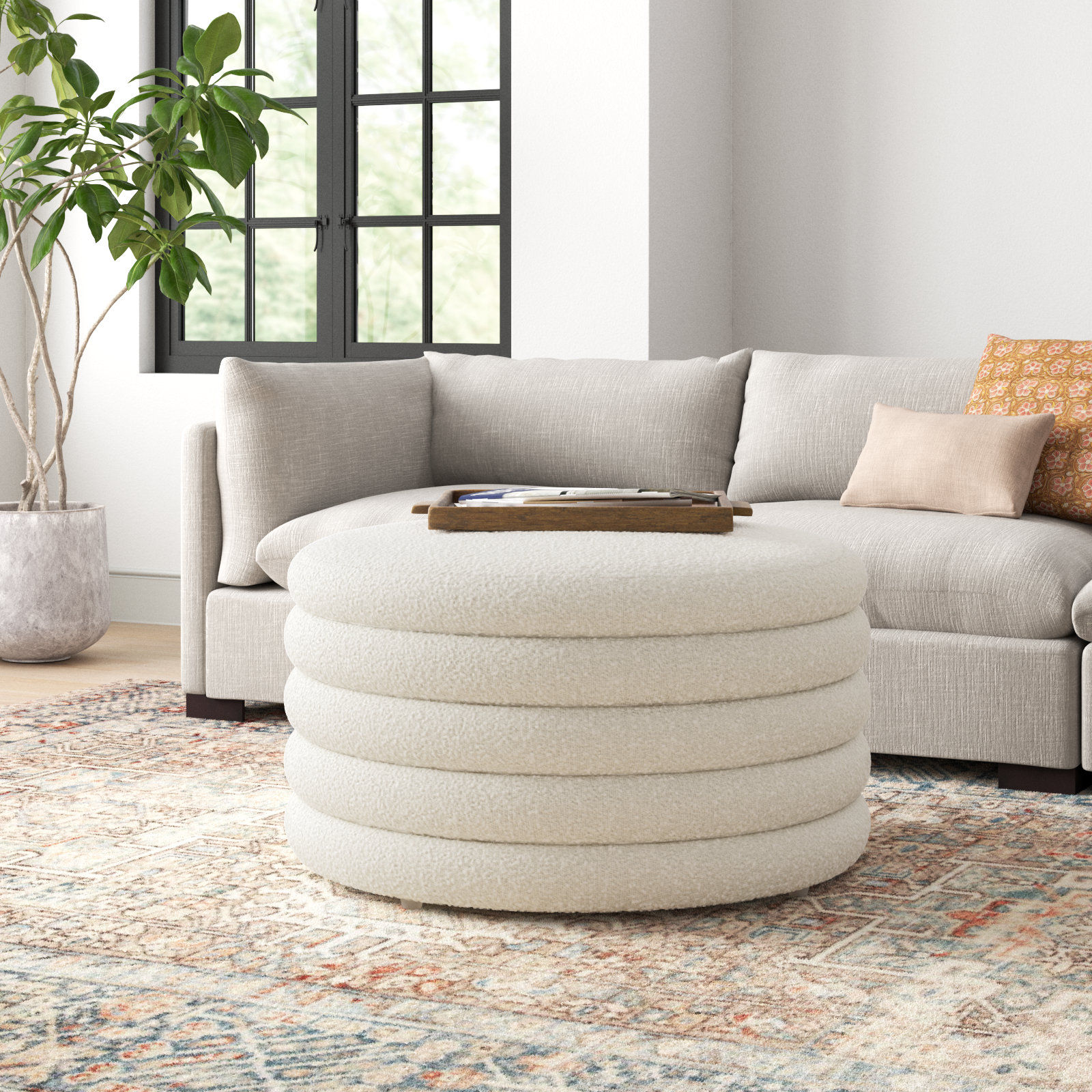 Helene Upholstered Ottoman