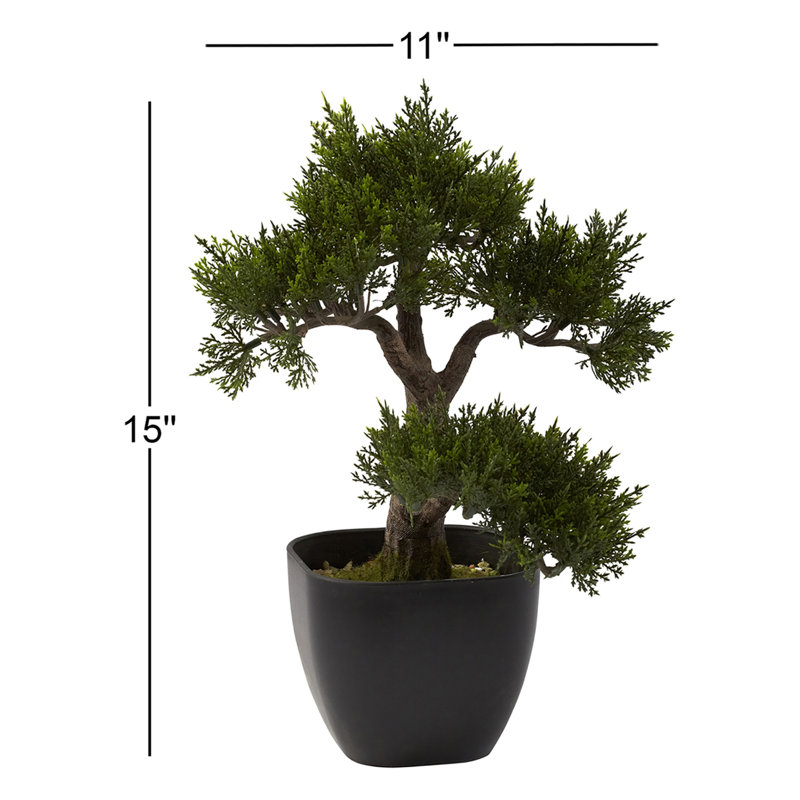 Bonsaï artificiel 11 po en pot
