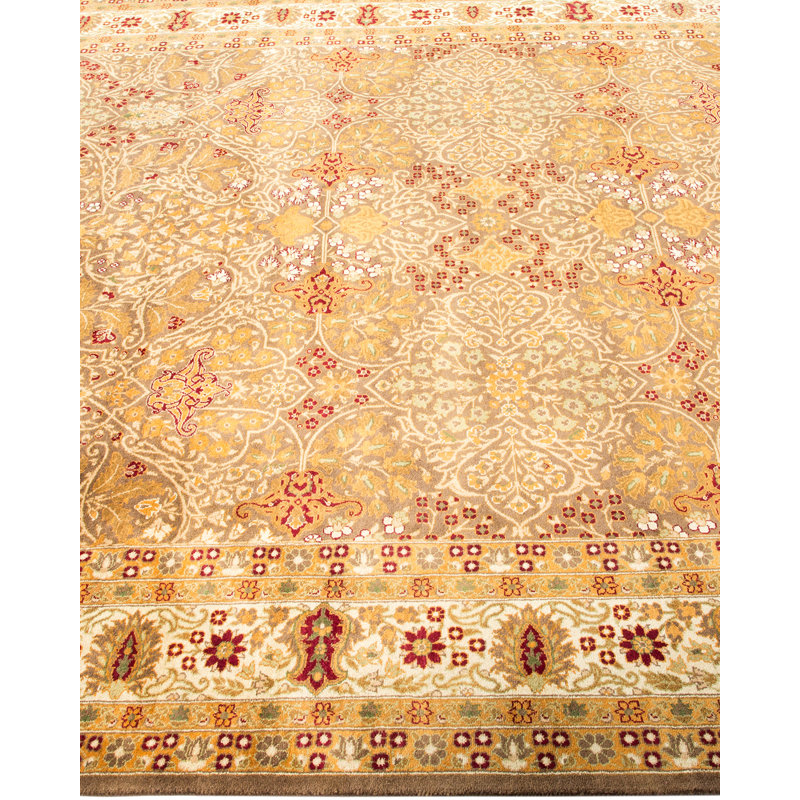 Classic One-of-a-Kind 6' 3" x 12' 2" Hand Knotted Area Rug