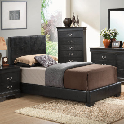 Stylish Black Twin Bed For Any Bedroom