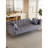 Convertible Gray Velvet , Multi-Functional For Small Apartments, Adjustable , 3 Comfort Levels, Easy Installation, 600Lbs Supported Weight-486114962