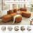  109.8'' Upholstered Boucle Sectional Sofa-1124510496