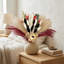 Arrangement de fleurs artificielles de fleurs de pampas séchées (vase non inclus)