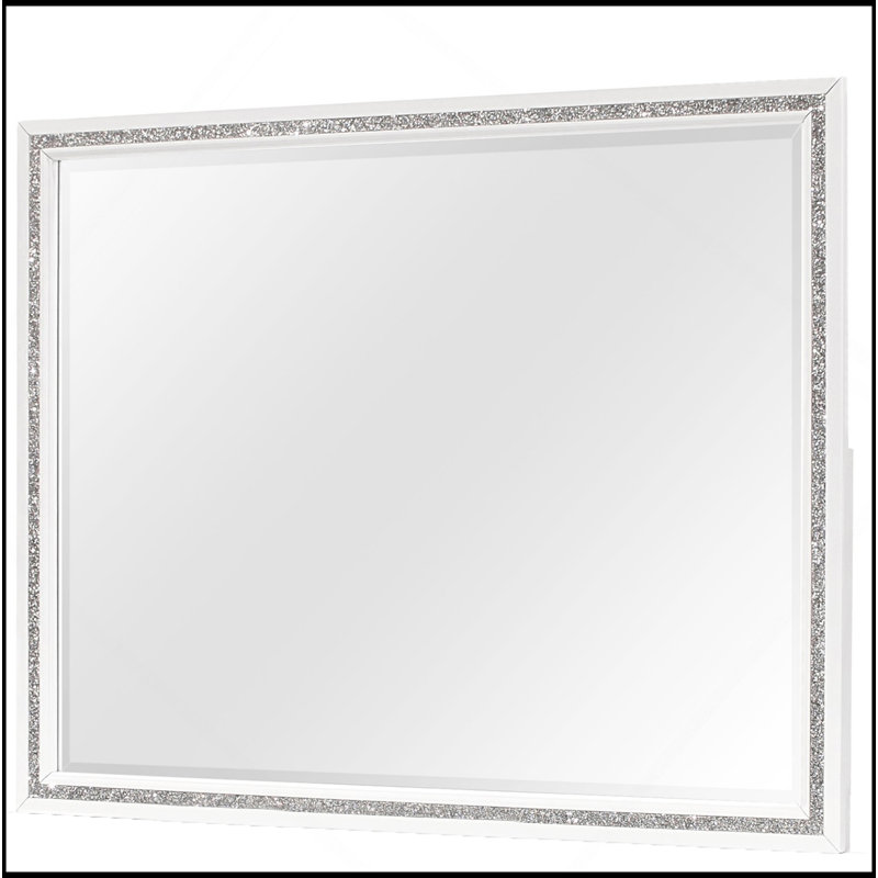 Miroir blanc brillant