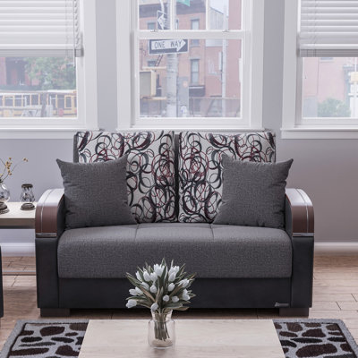 Upholstered Storage , Grey - Modern Living Solution Collection And Comfortable