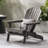 Foldable Acacia Wood Adirondack Chair – Traditional Slats, Wide Armrests, Rustic Outdoor Design, Easy Storage-1256354509
