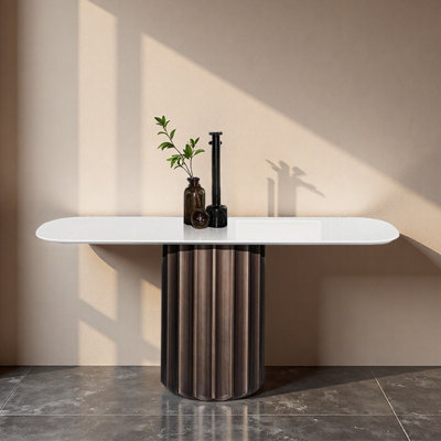 Italian Minimalist Luxury Entryway Console