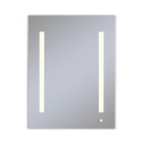 AiO Surface Mount Framed Medicine Cabinet with 3 Adjustable Shelves