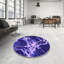 Tapis abstrait bleu-1926849310