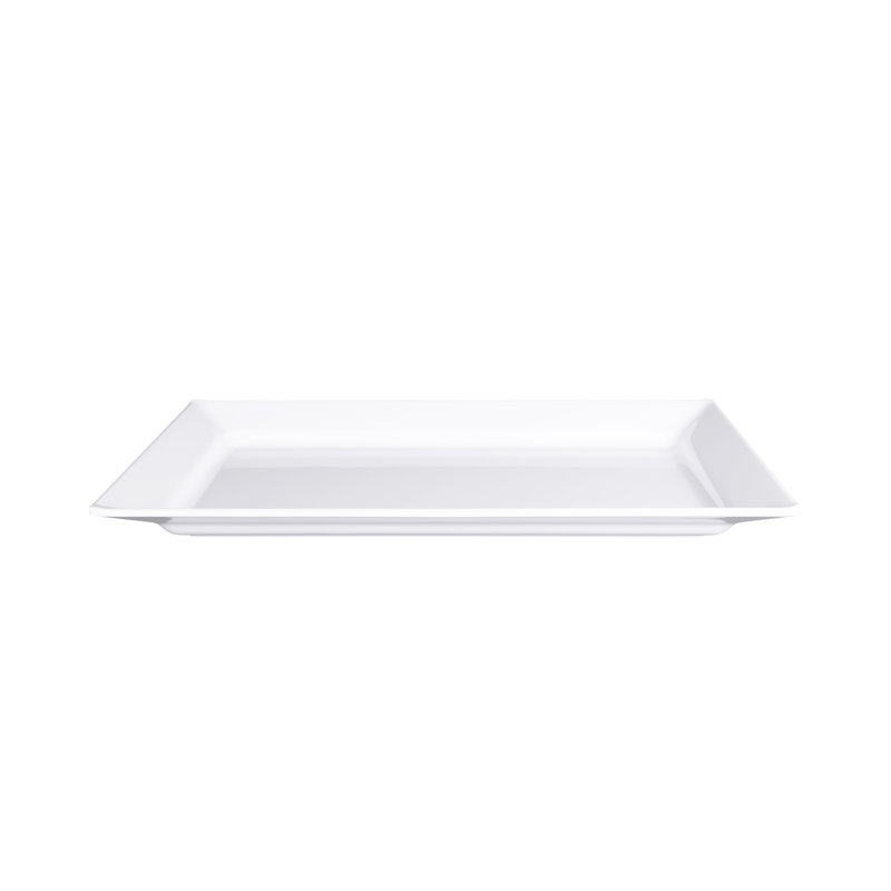 Elite Global Solutions Vogue Melamine Platter, 1.5" H x 17.25" W x 10.5" D