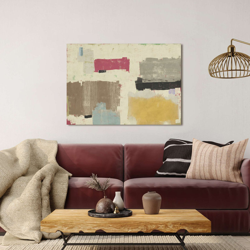 Abstract Painting: Mozart In The Desert by Ludwig Maun - Wrapped Canvas Print, 50cm H x 70cm W x 4cm D