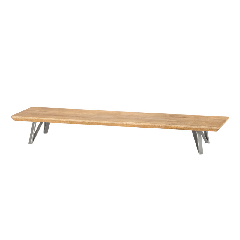 Bois Lameek, Naturel / nickel, 40 pouces