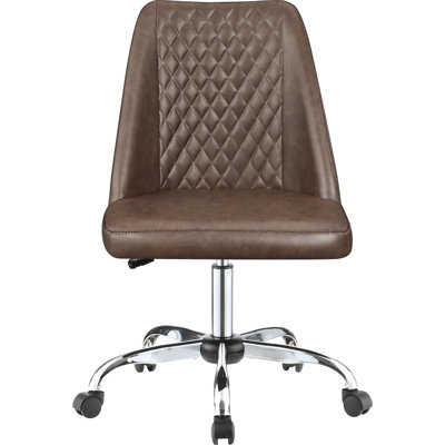 Fauteuil ajustable pour bureau brun