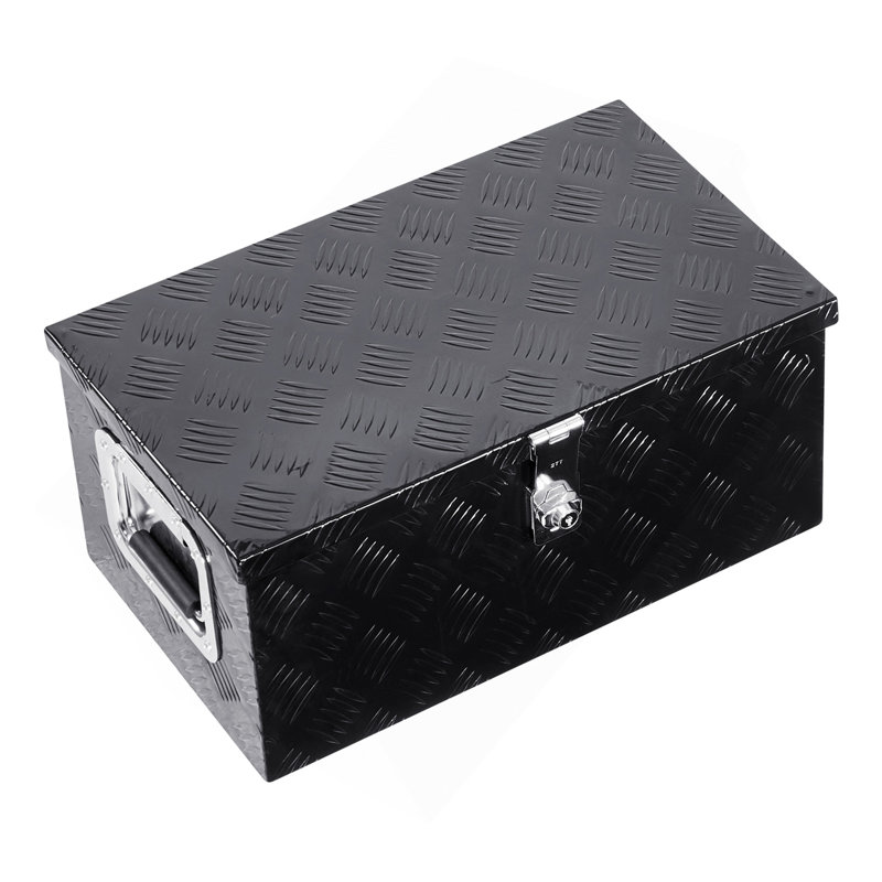 Boîte à outils 20 po x 12 po x 9,5 po en aluminium robuste pour camionnette