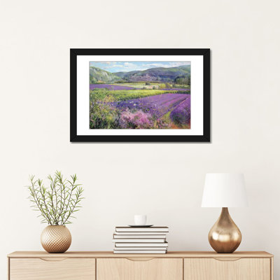 «Lavender Fields», reproduction sur toile