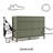 Horizon 6 Drawer Double Dresser-110327466