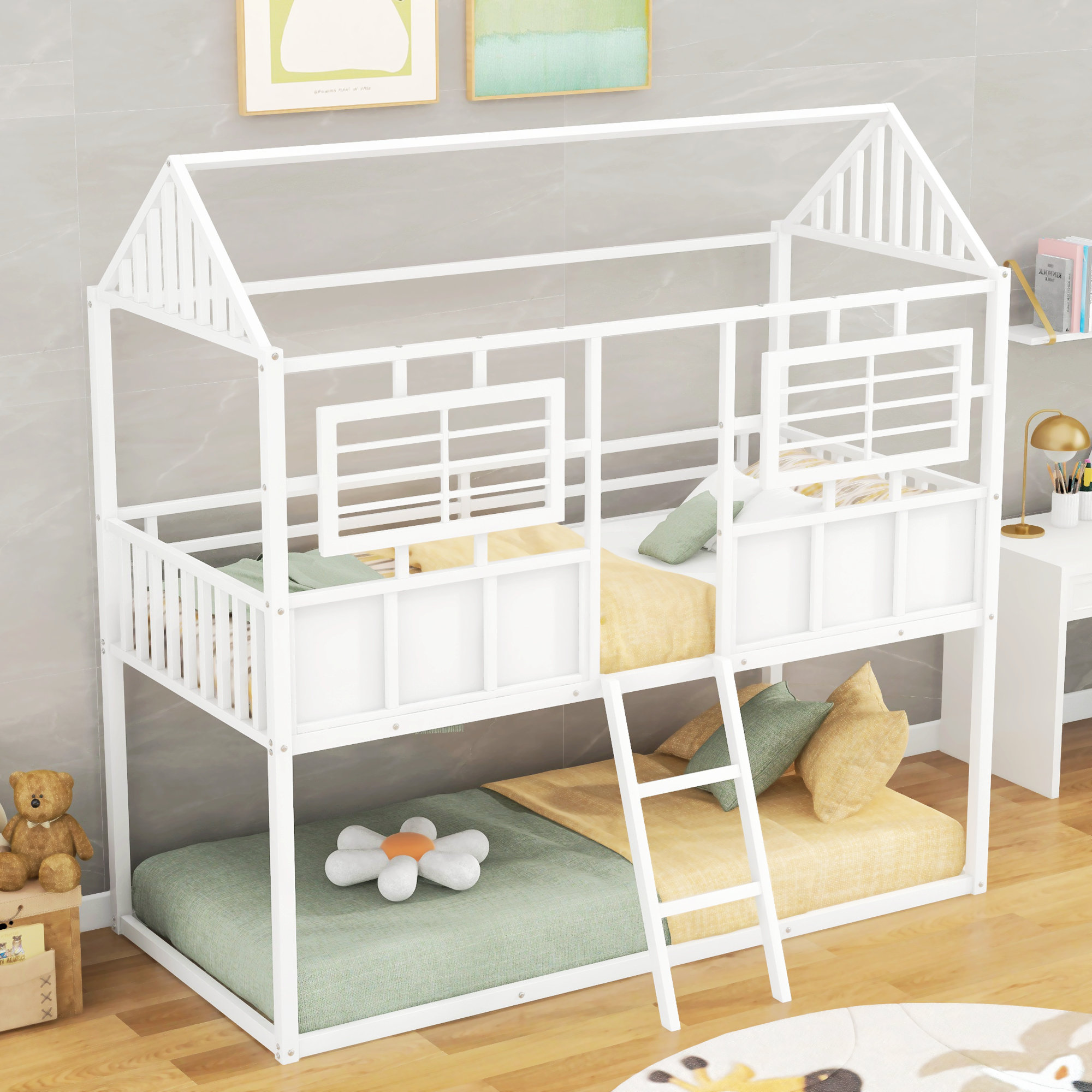 Harper Orchard Caoimhe Metal Youth Beds Bed Wayfair