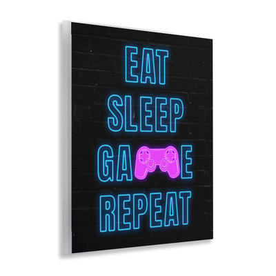 Art mural Neon Gamer Lifestyle par Nina Blue
