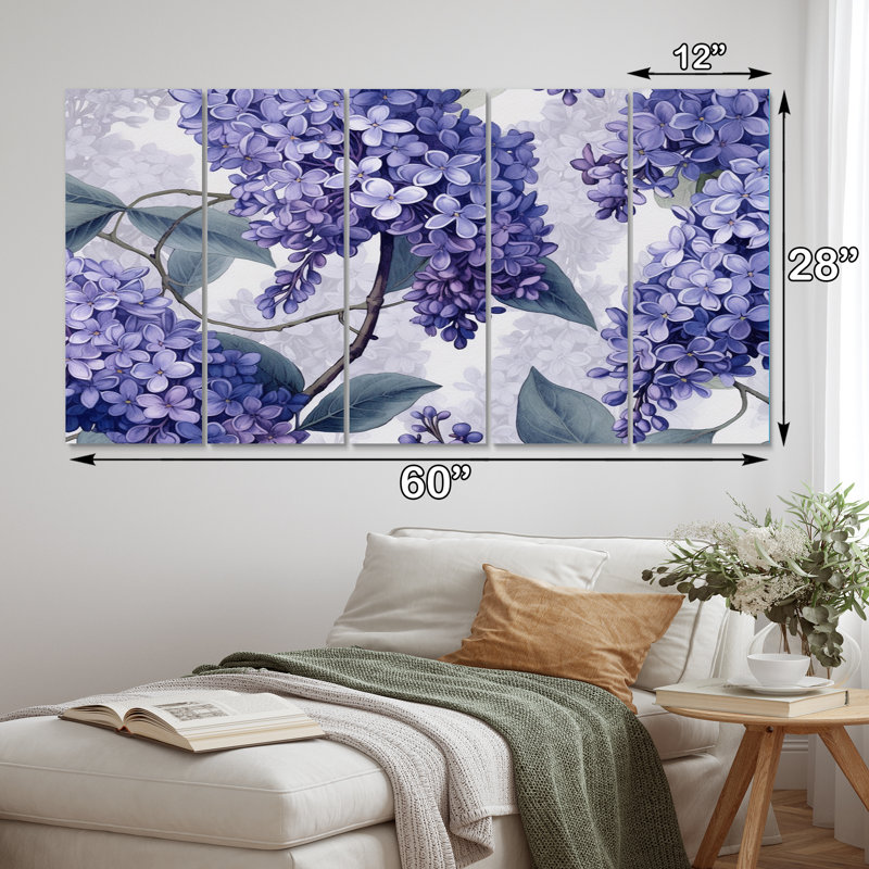 Farmhouse Plants & Flowers Wall Decor on Metal