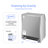 24.3 In. 320 Lbs. Built-in Ice Maker with Flip-Up Door, Water Filter, Scoop, and 55 Lbs. Storage Bin