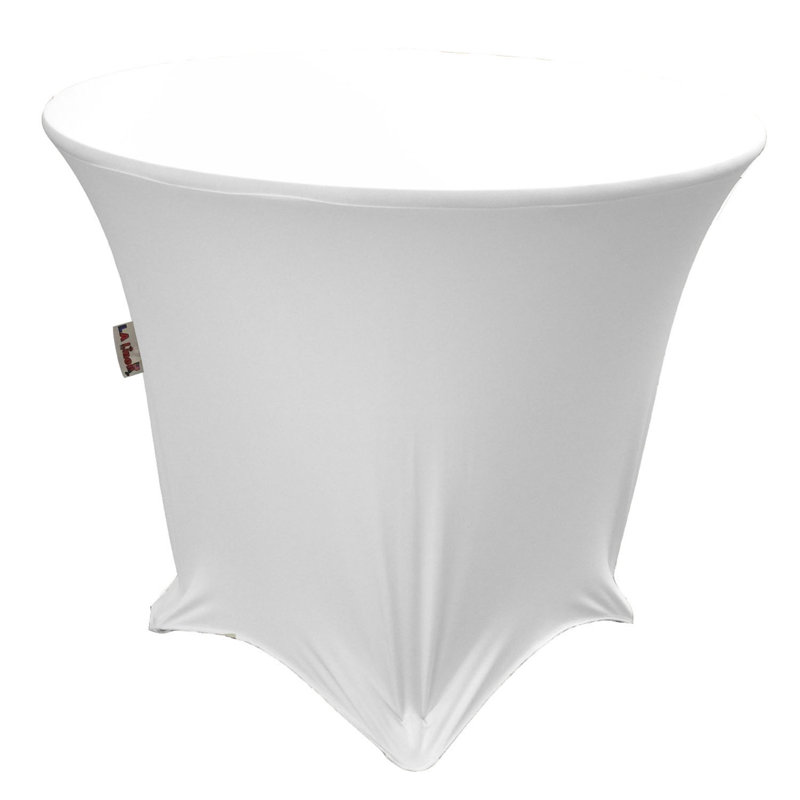Nappe Spandex, Blanc, R 36 po x H 30 po