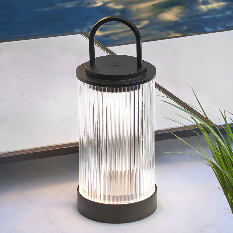 Tawa Accent Rechargeable Table Lamp, Black