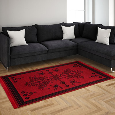 Tapis moderne à double face lavable 3 pi x 5 po Liam, SA25CY