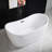 Vital 59" x 28.75" Freestanding Soaking Acrylic Double Slipper Bathtub, Non-Slip Bottom Design-1054652903-942747299