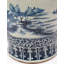 Grand pot à gingembre en porcelaine bleu / blanc de 35 pouces