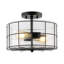 Plafonnier semi-encastré 2 lumières 12,5 po Aldusa-1334518407
