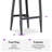 Bayou Breeze Counter Stools Chair Set Of 2, Modern Aluminum Wicker Bar Chair Indoor And Outdoor-199190227