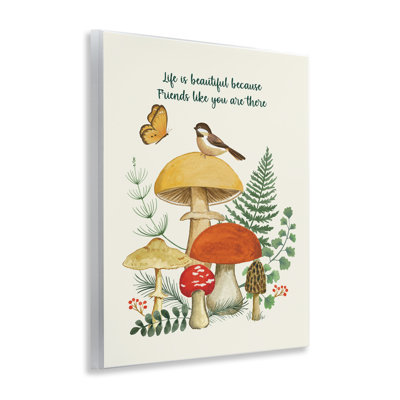Vintage Life Is Beautiful Wall Plaque Art by Sharon Lee