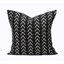 Housse de coussin carré 100% coton chocolat brun boho